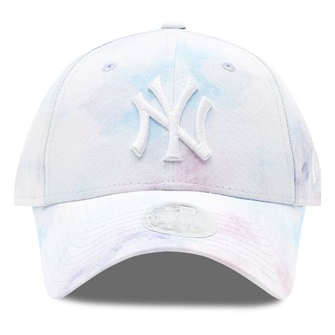 czapka z płaskim daszkiem lilac new era.